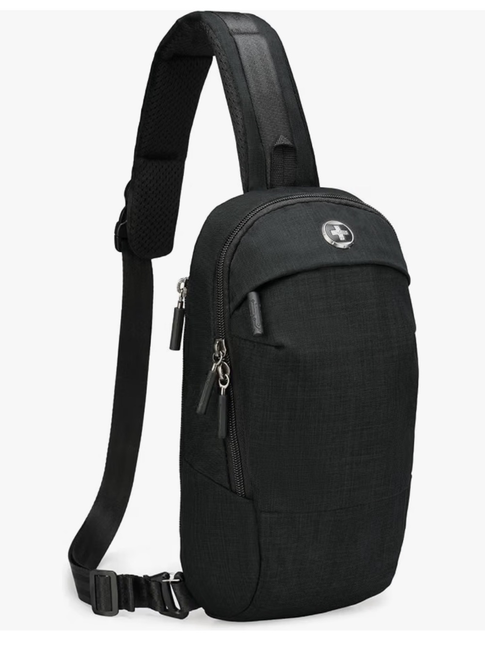 NWT SwissGear Black Sling Chest Bag for Men